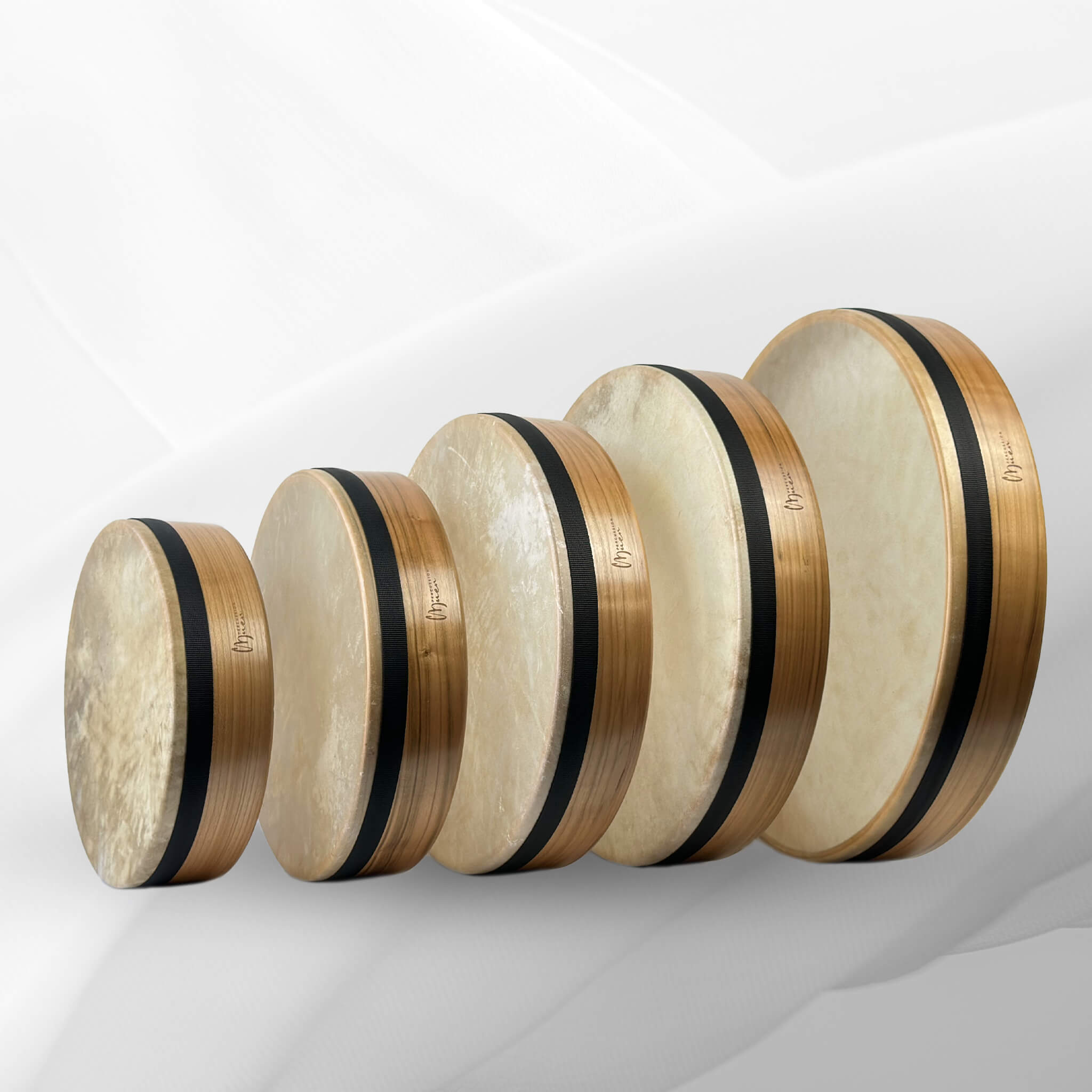 Doğal Derili Bendir - Kiraz Ağacı - Görsel 9