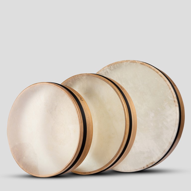 Doğal Derili Bendir - Kiraz Ağacı - Görsel 3