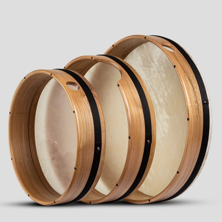 Doğal Derili Bendir - Kiraz Ağacı - Görsel 4